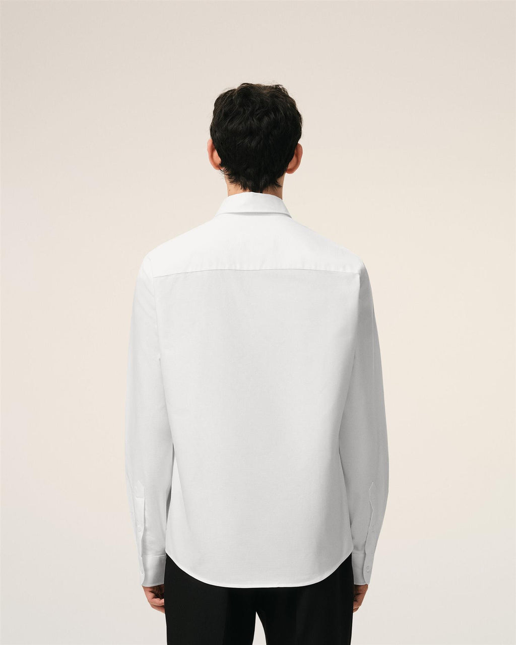 Embroidered AMI DE COEUR OXFORD SHIRT WHITE