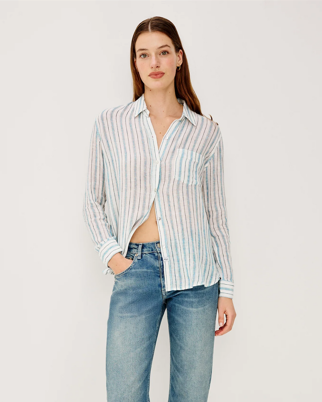CHARLI SHIRT WINDWARD STRIPE