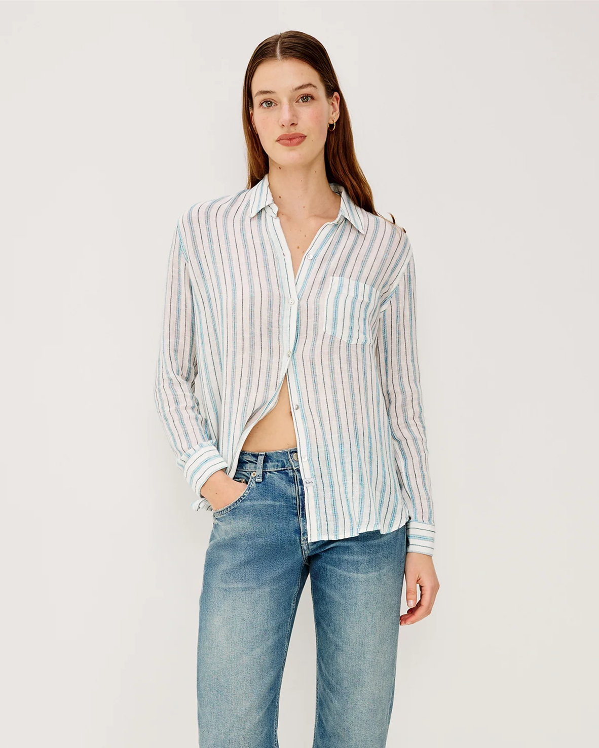 CHARLI SHIRT WINDWARD STRIPE