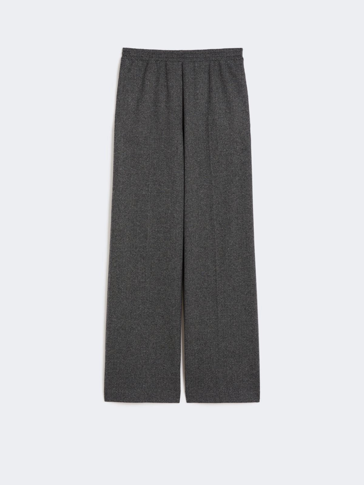 ZELMA Jacquard Jersey Trousers Medium grey