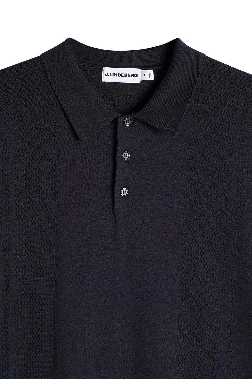 Reymond Seasonal Viscose Blend Knit Polo JL Navy
