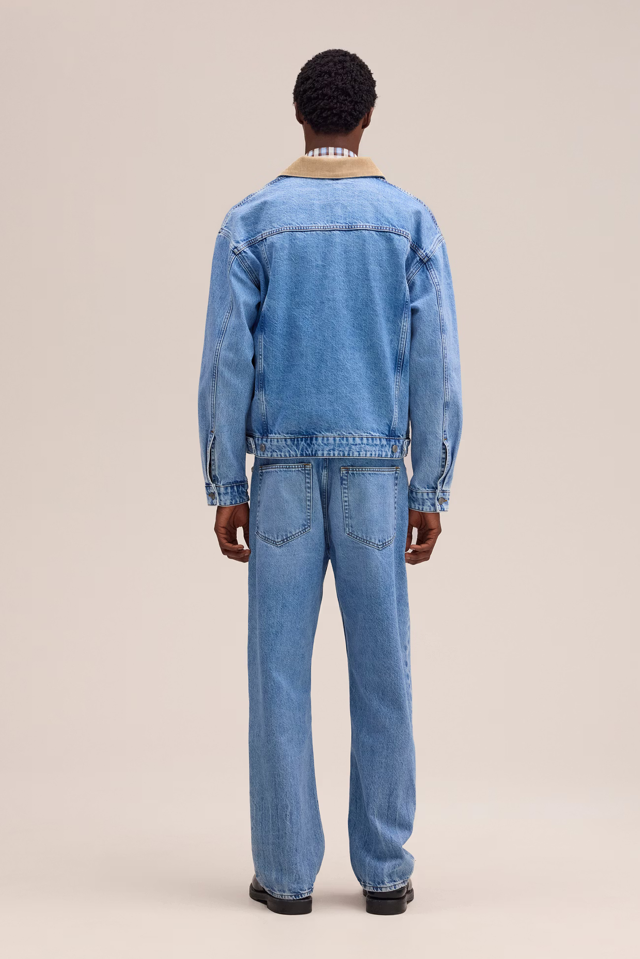 Roy organic Cotton Denim Jacket 1882 Vintage Blue