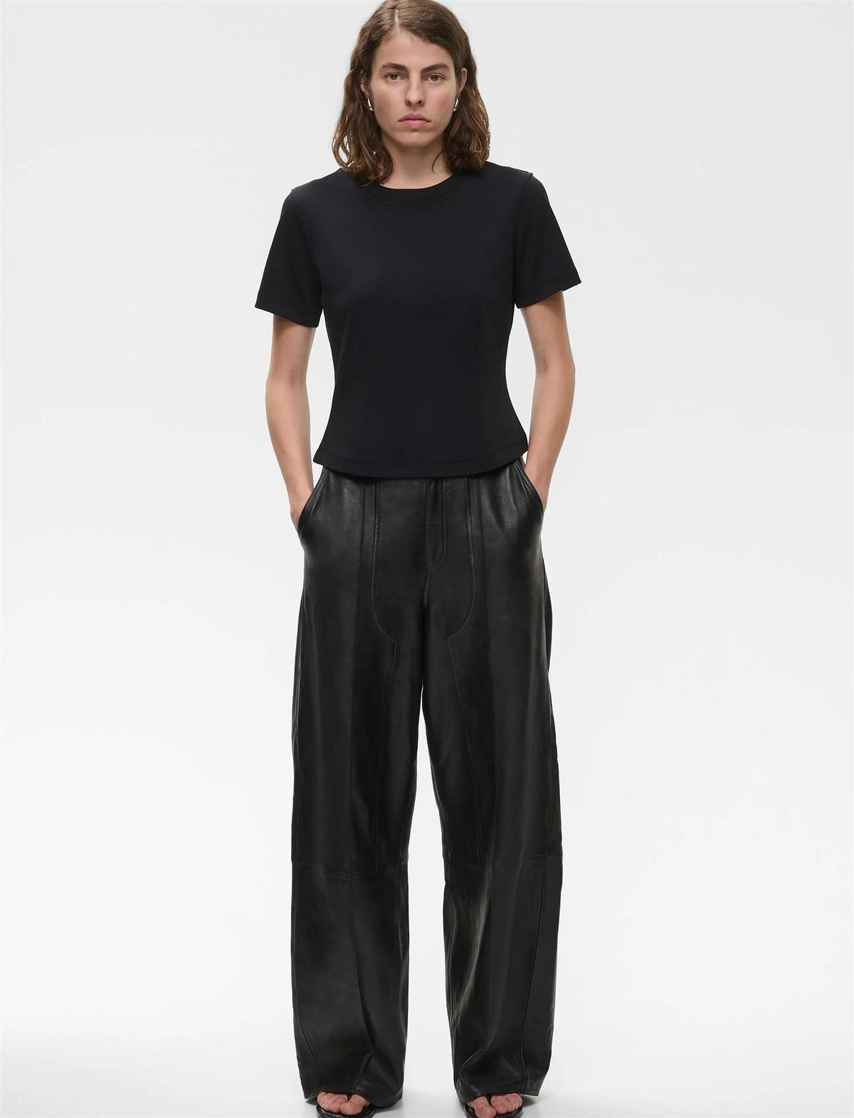 Feather T-shirt Black