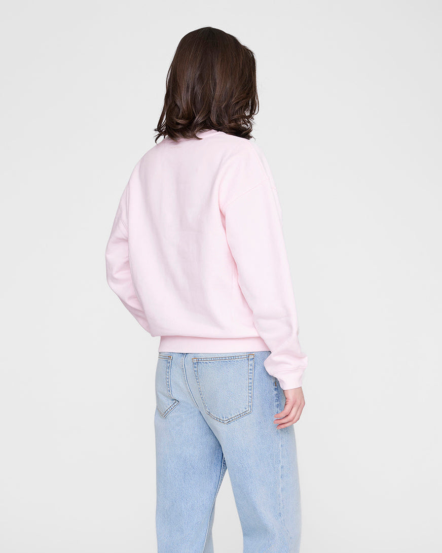SPENCER ANINE BING LOGO SWEATSHIRT POWDER PINK