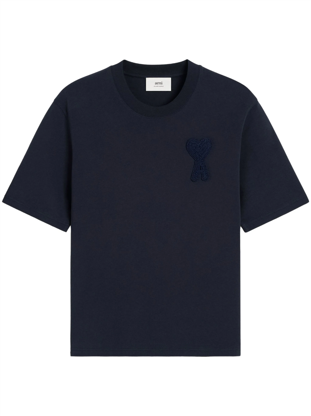 AMI DE COEUR LOGO PATCH T-SHIRT NAVY