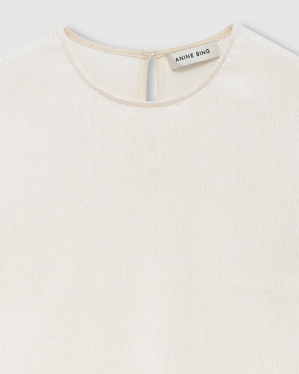 MALIA VISCOSE BLEND TOP CREAM