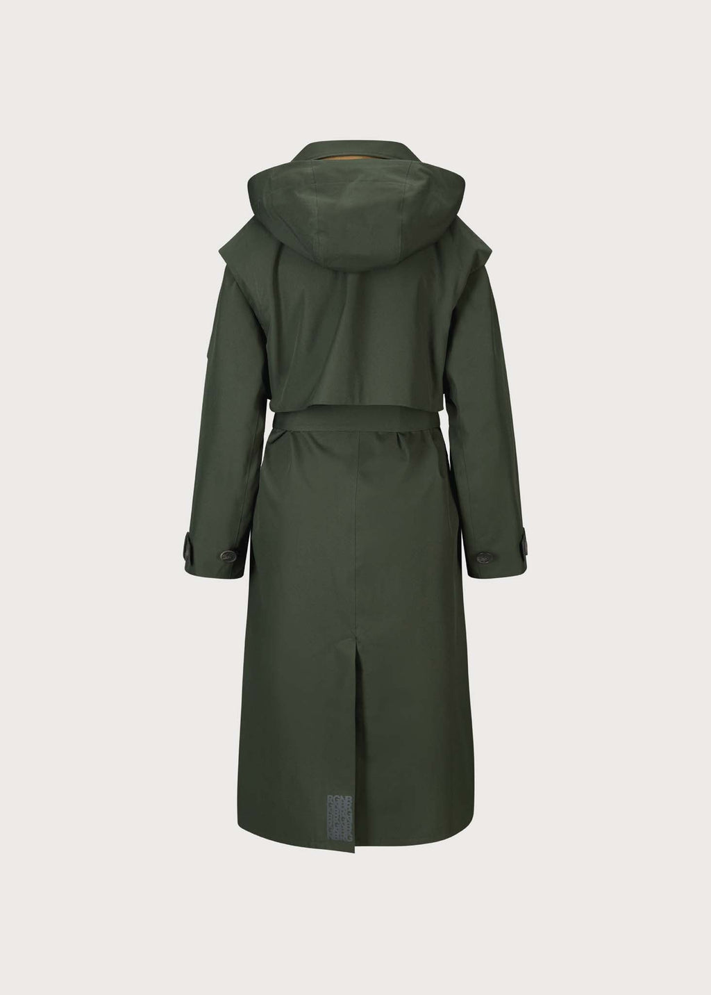 Regndråpe Trench Coat Rosin Dark Green