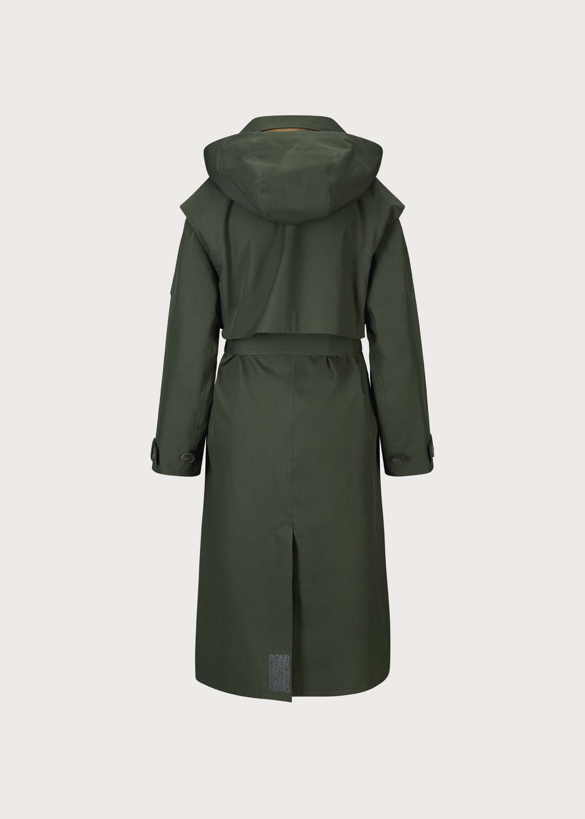 Regndråpe Trench Coat Rosin Dark Green