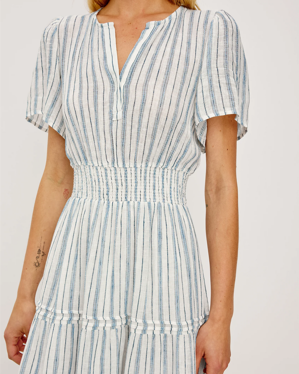 CANNES DRESS WINDWARD STRIPE