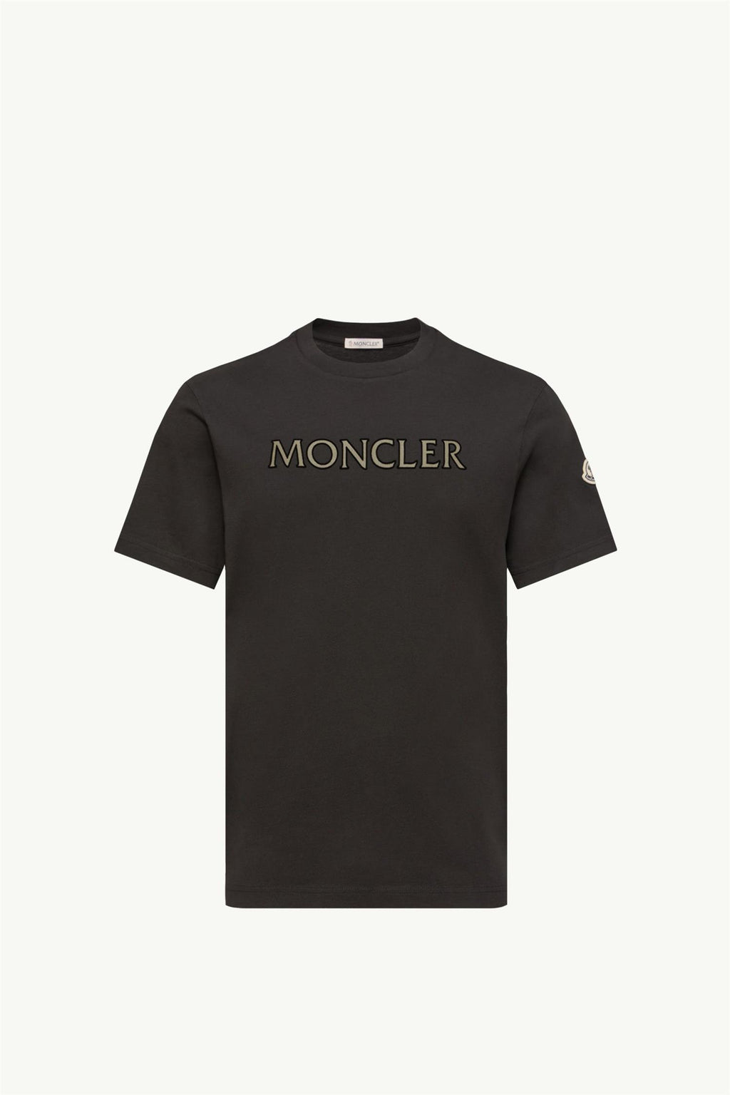 Logo Print Cotton T-Shirt BLACK