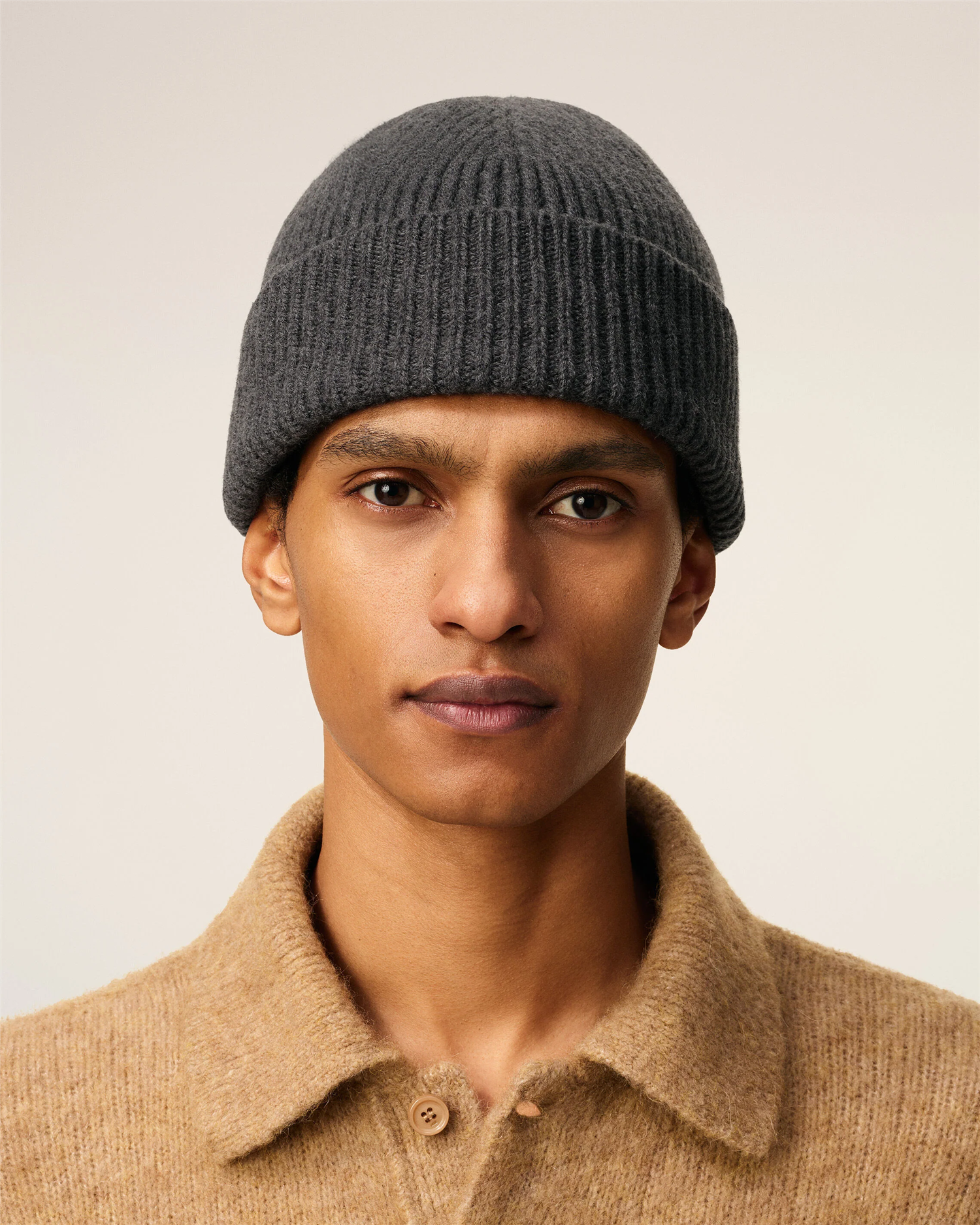 AMI DE COEUR WOOL BEANIE HEATHER GREY