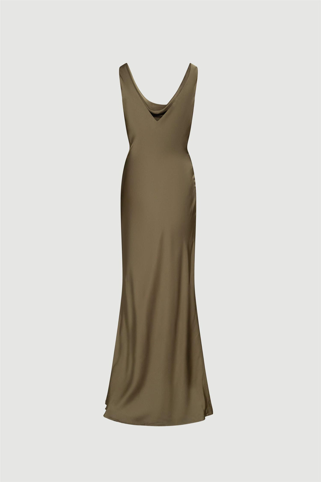 Cameron Viscose Dress Burnt Olive