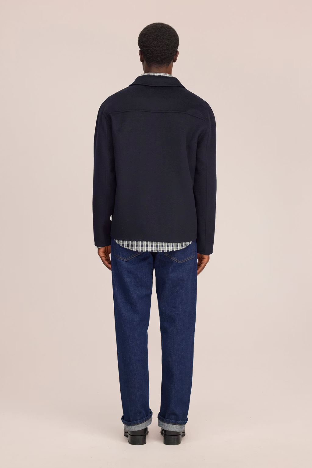 Morgan 8447 Brushed Wool Jacket Marine Navy