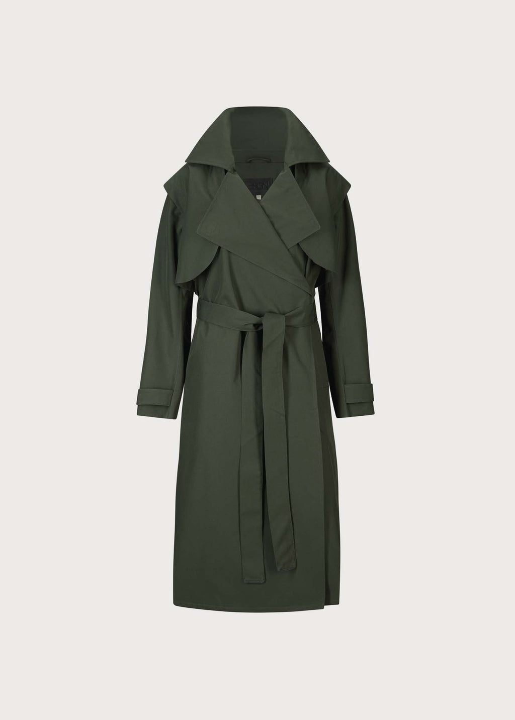 Regndråpe Trench Coat Rosin Dark Green