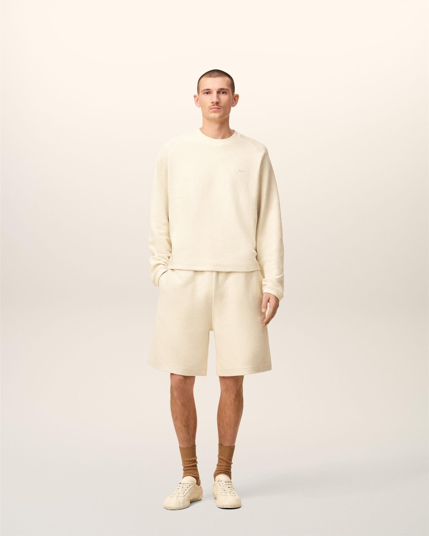 RAGLANCREWNECK SWEATSHIRT IVORY