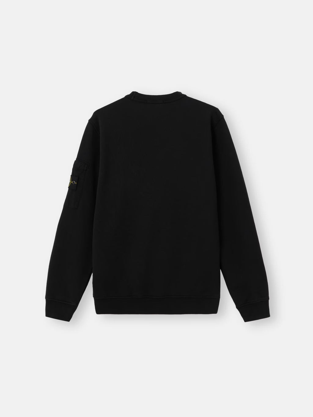 ORGANIC COTTON FLEECE SWEATSHIRT BLACK