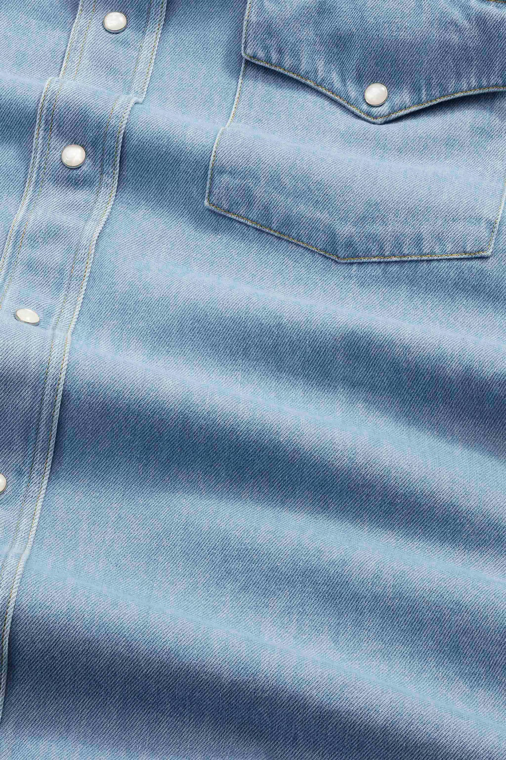 Ricky Western Denim Shirt 50015 Light Indigo