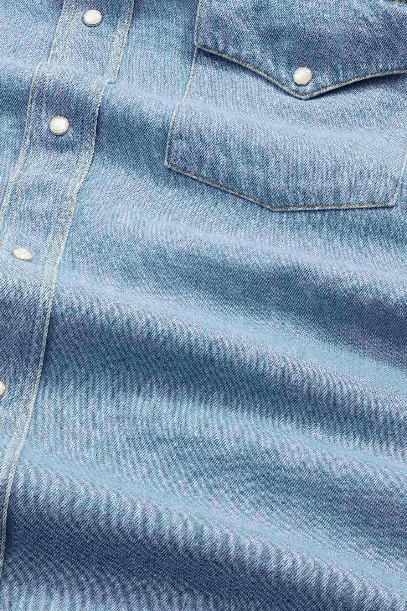 Ricky Western Denim Shirt 50015 Light Indigo