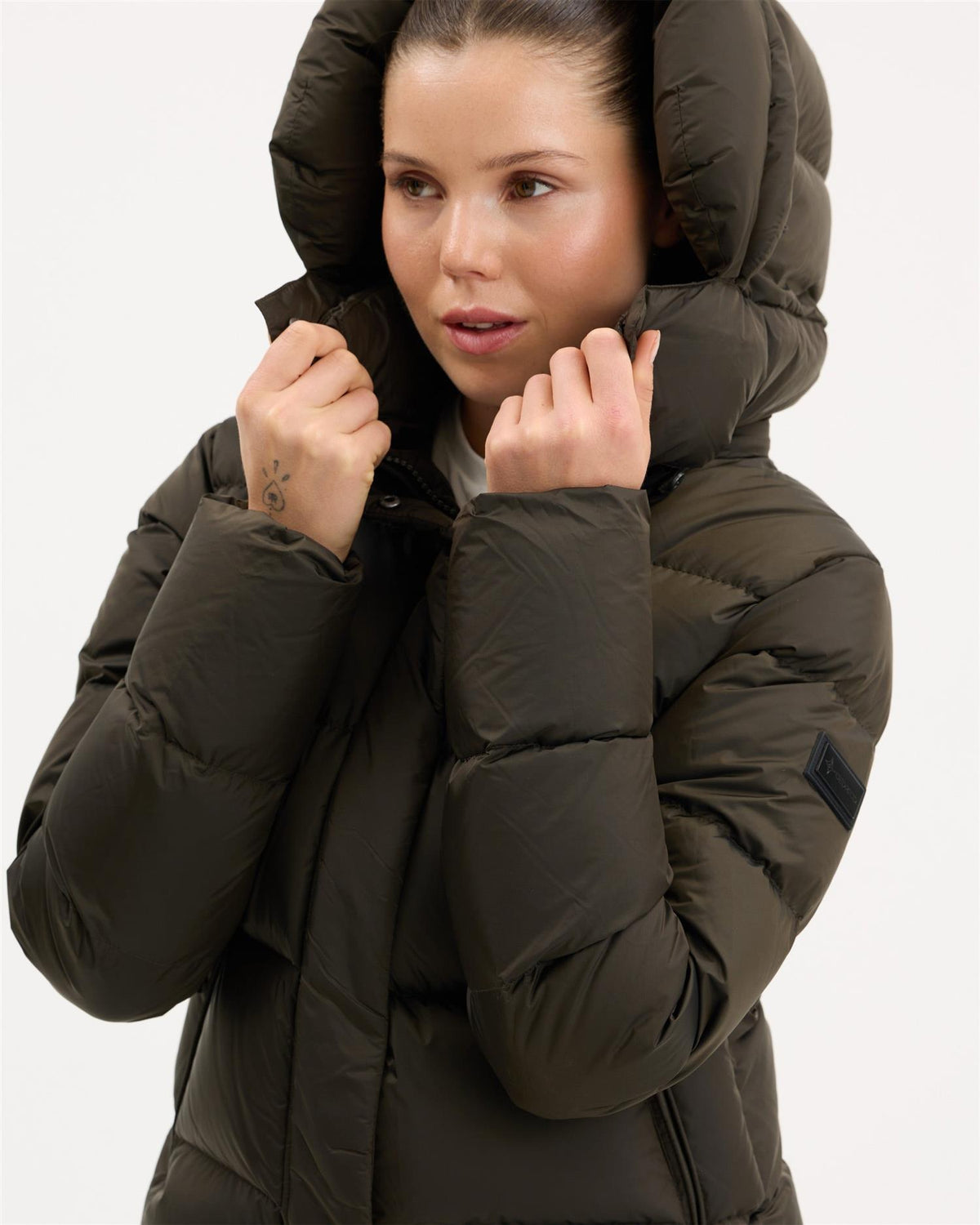 Stella Short Down Jacket Olive