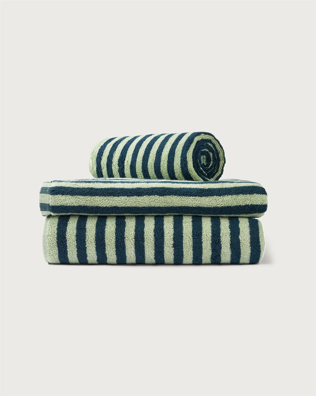 NARAM BATH TOWEL 100x150cm sea foam/deep teal