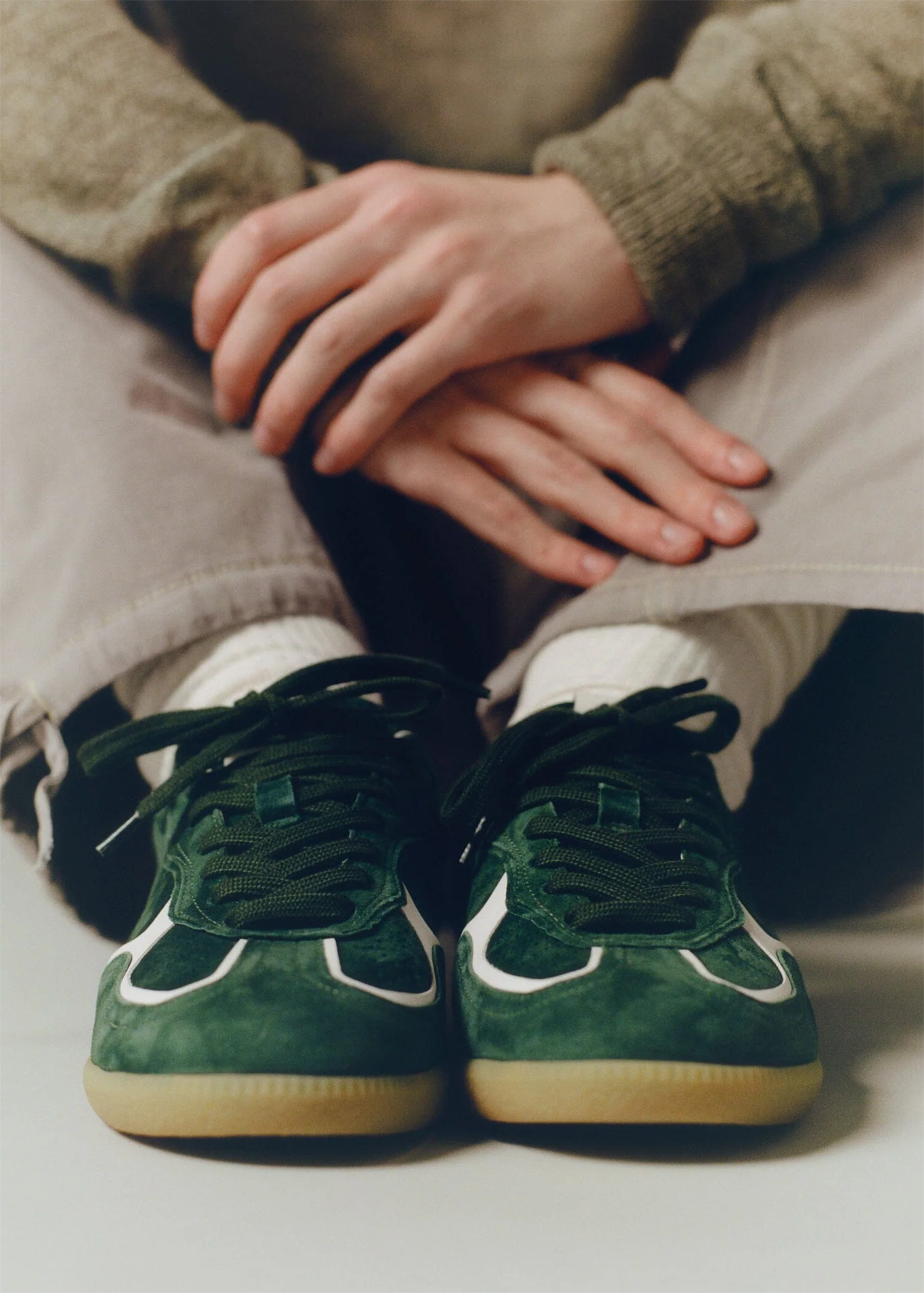 Tb.490 Leather Sneakers Rife Forest Green