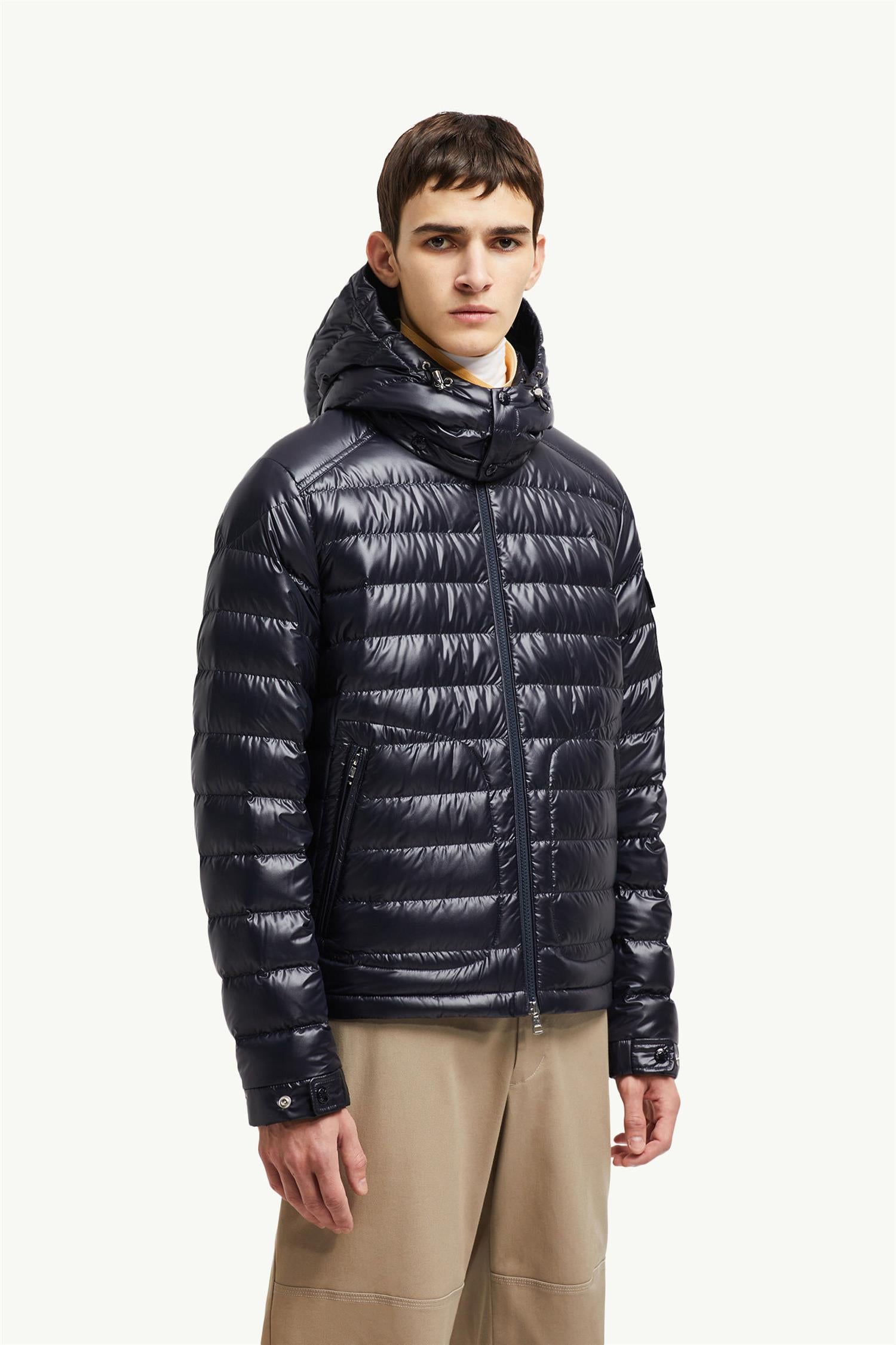 Lauros Hooded Down Jacket Navy