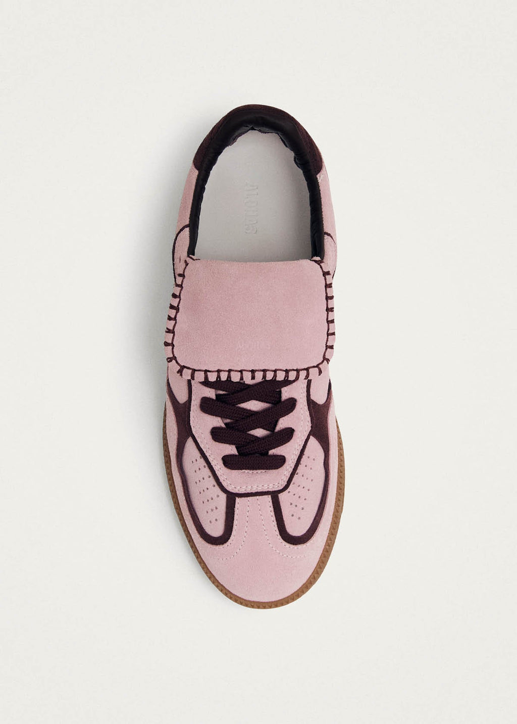 TB.490 CLUB SUEDE LEATHER SNEAKERS Pink