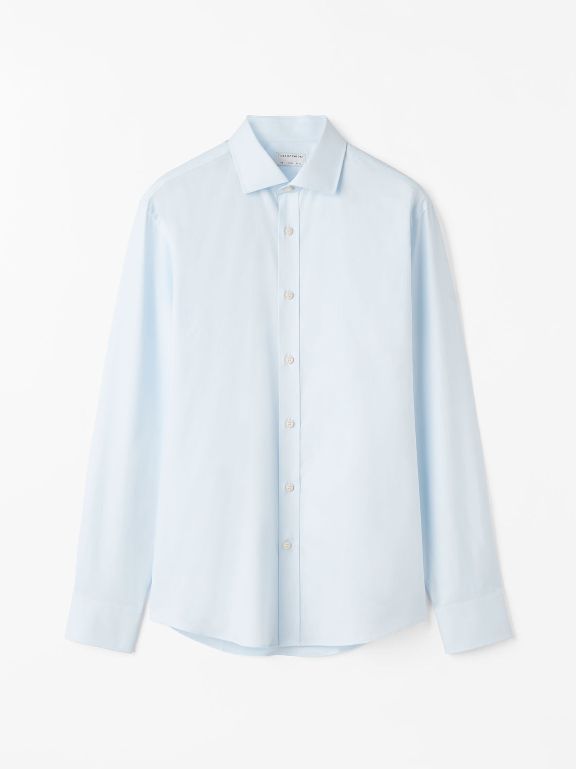 Adley C Cutaway Collar Shirt Blue