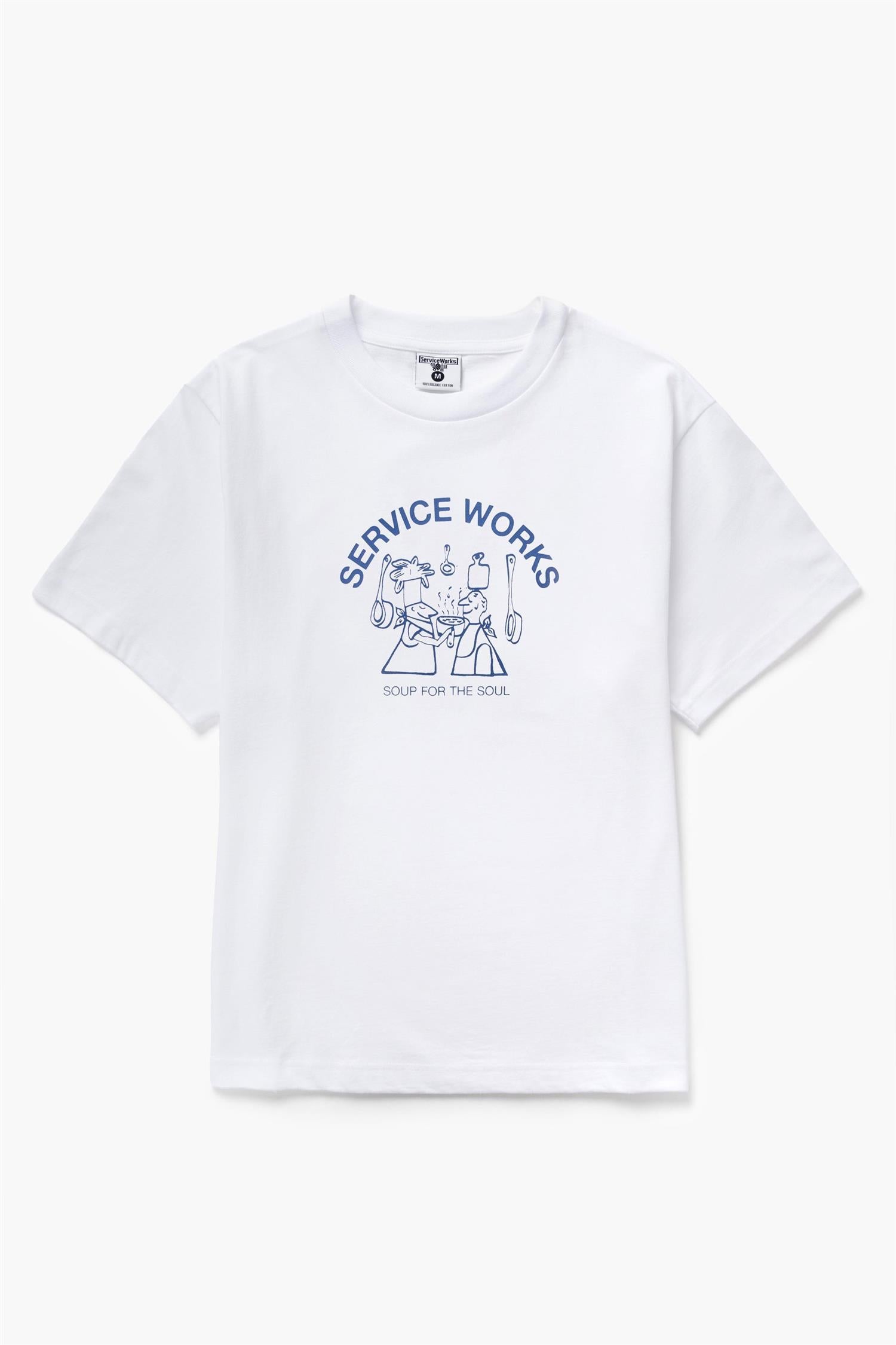 Soup For The Soul Print T-shirt White