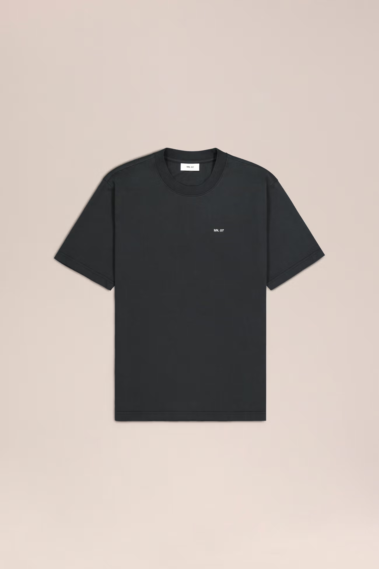 Adam Casual logo Pima T-shirt 3209 Black