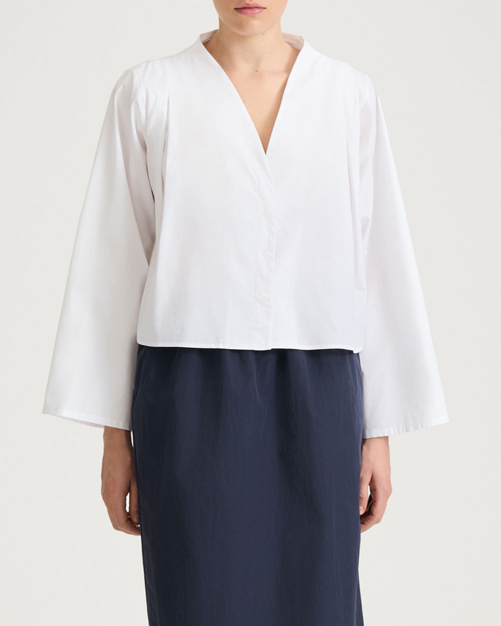 JAYLENE COTTON SHIRT WHITE