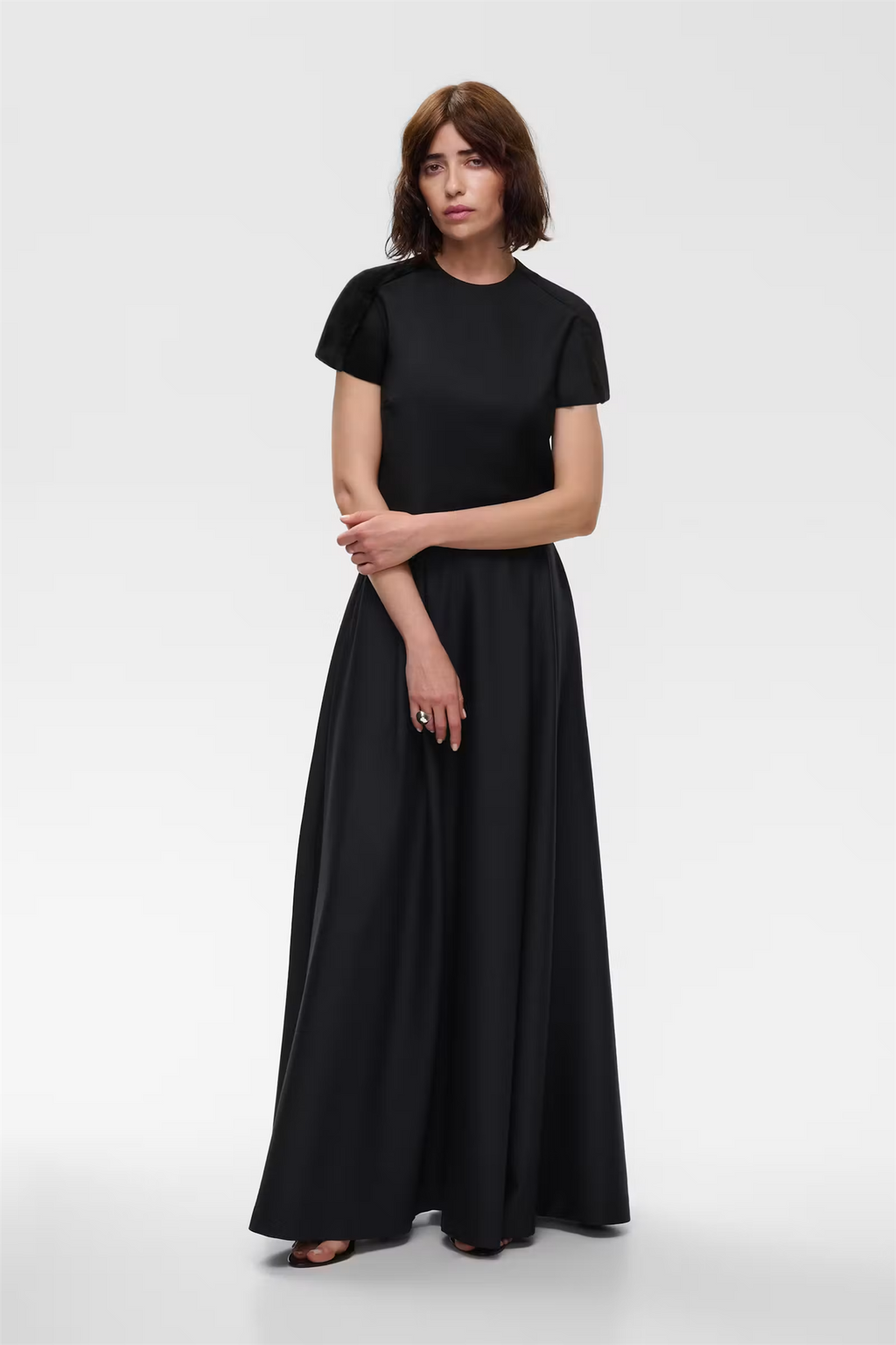 Therese Wool Blend Top Black