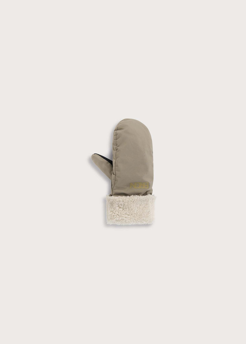 Puffer Mittens Taupe