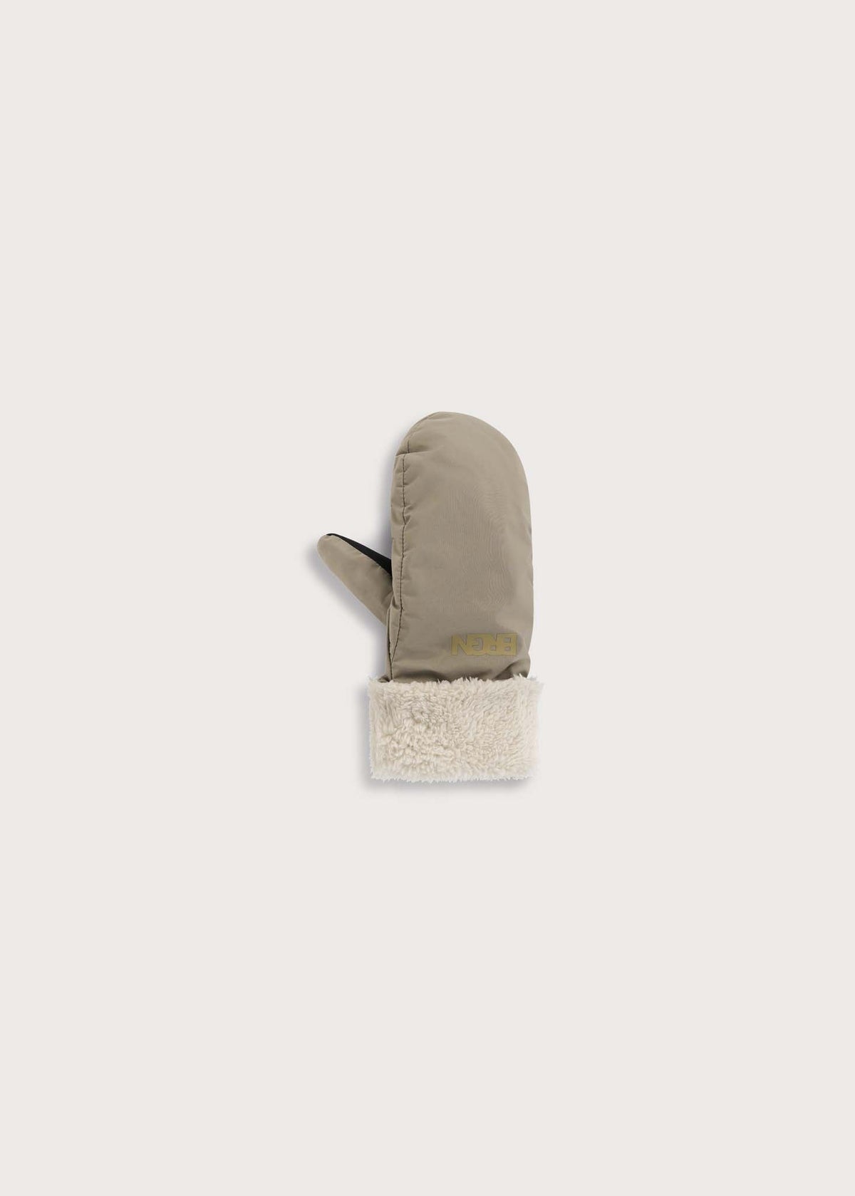 Puffer Mittens Taupe