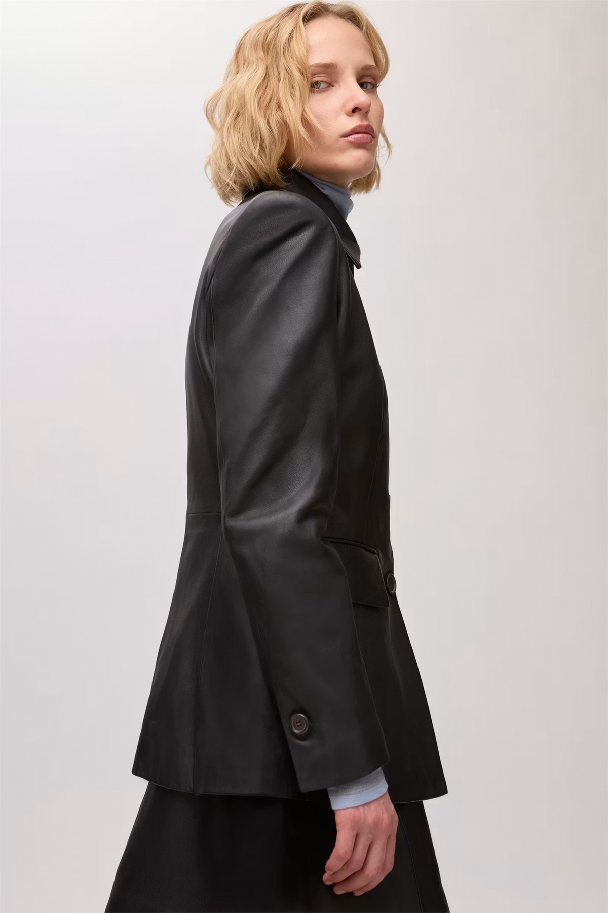 Liza Leather Jacket Black