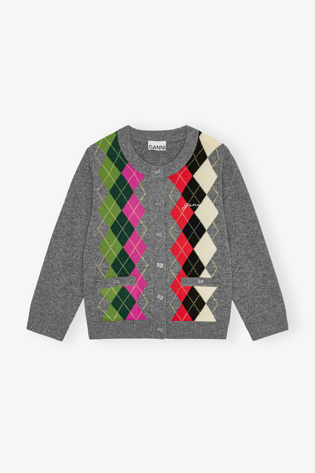 Wool Cashmere Blend Cardigan Paloma Melange