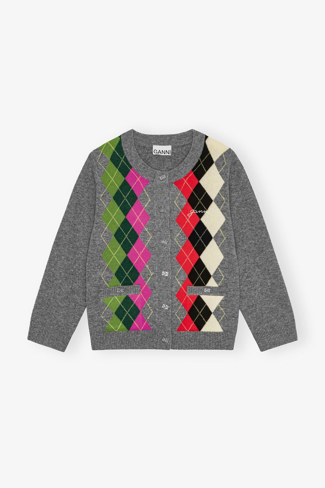 Wool Cashmere Blend Cardigan Paloma Melange