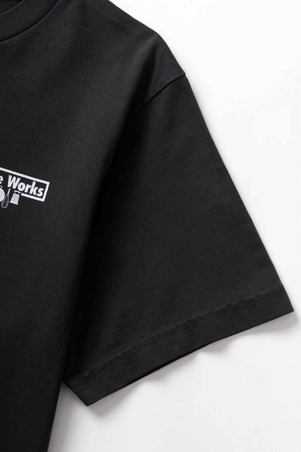 Pigment Dyed Trademark T-shirt Black