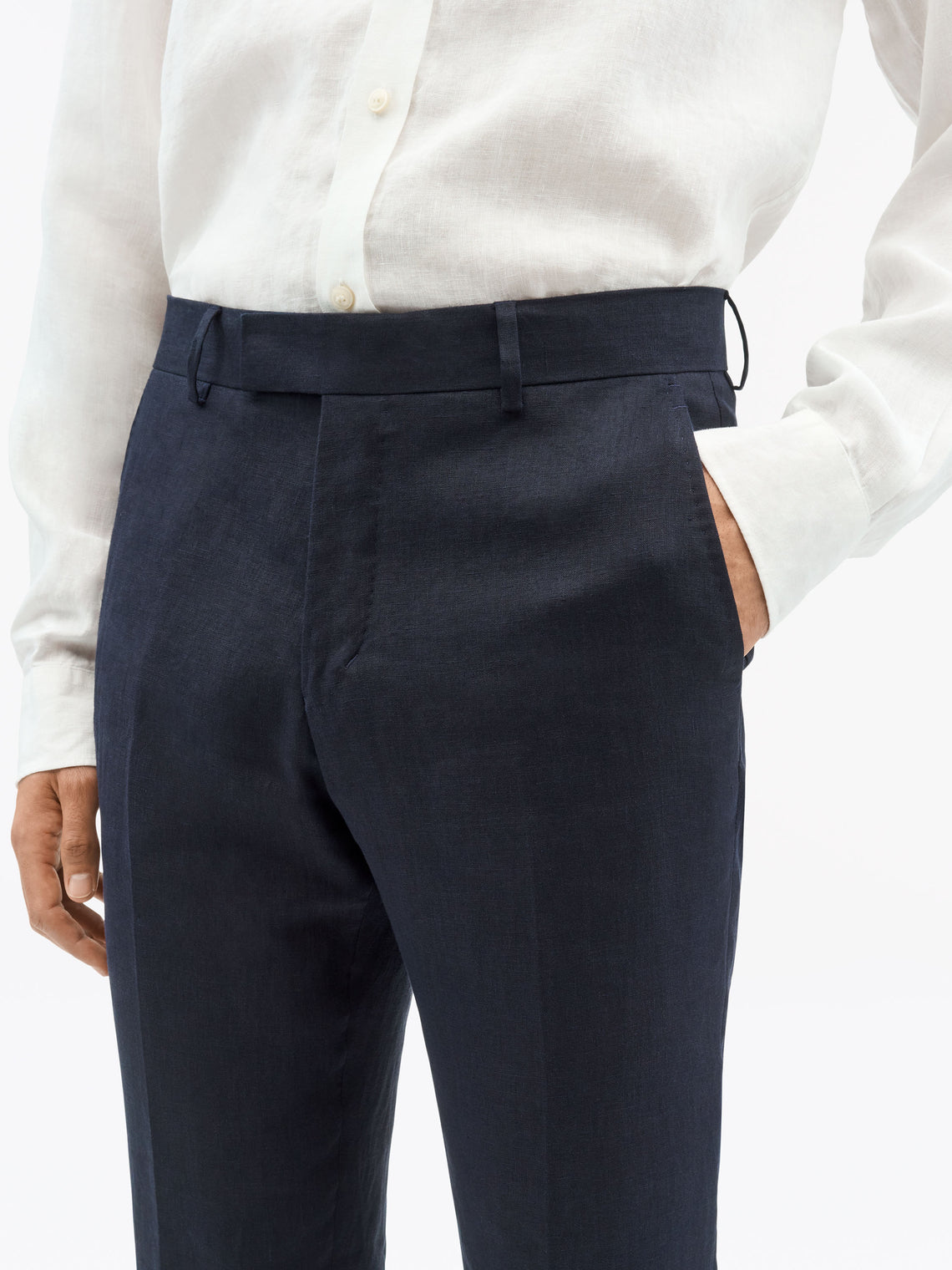 Tenuta Linen Trousers Dark Blue