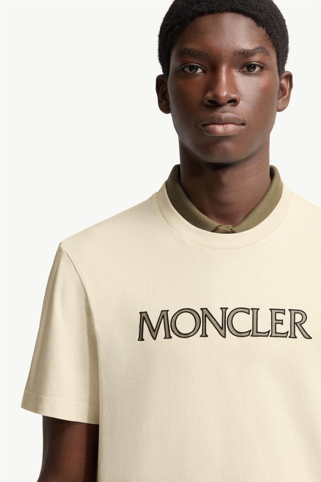 Logo Print Cotton T-Shirt WHITE IVORY