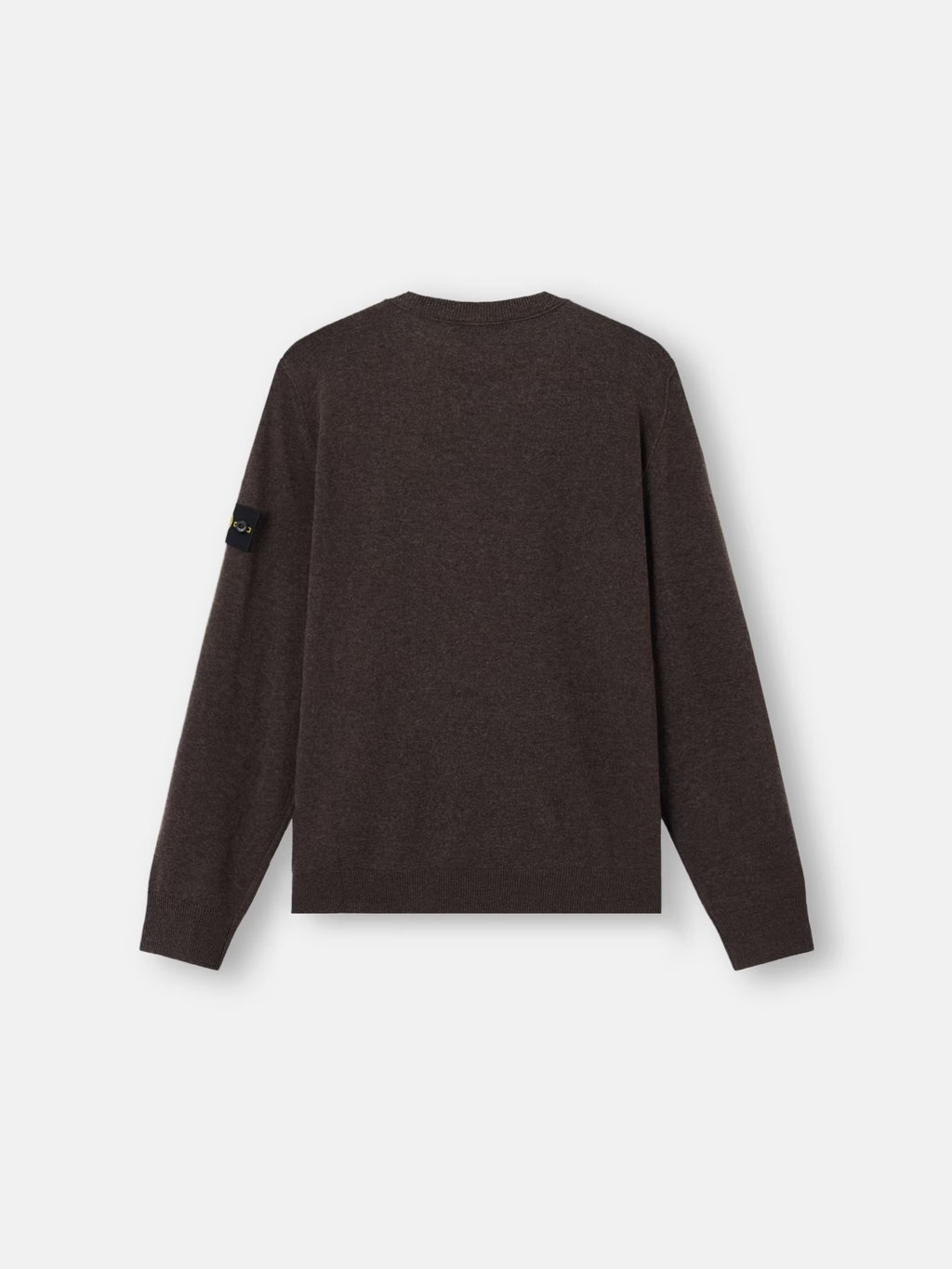 Knitted 12gg RWS Wool Sweater LEAD GREY