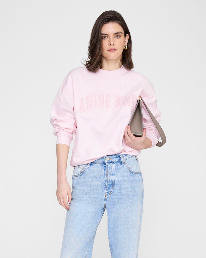 SPENCER ANINE BING LOGO SWEATSHIRT POWDER PINK