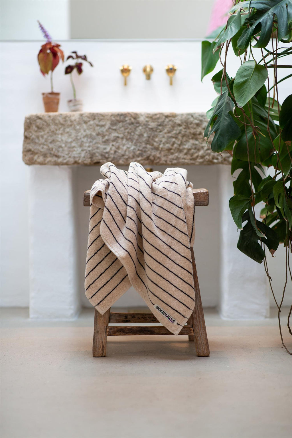 NARAM Hand TOWEL 50x80cm creme/ink
