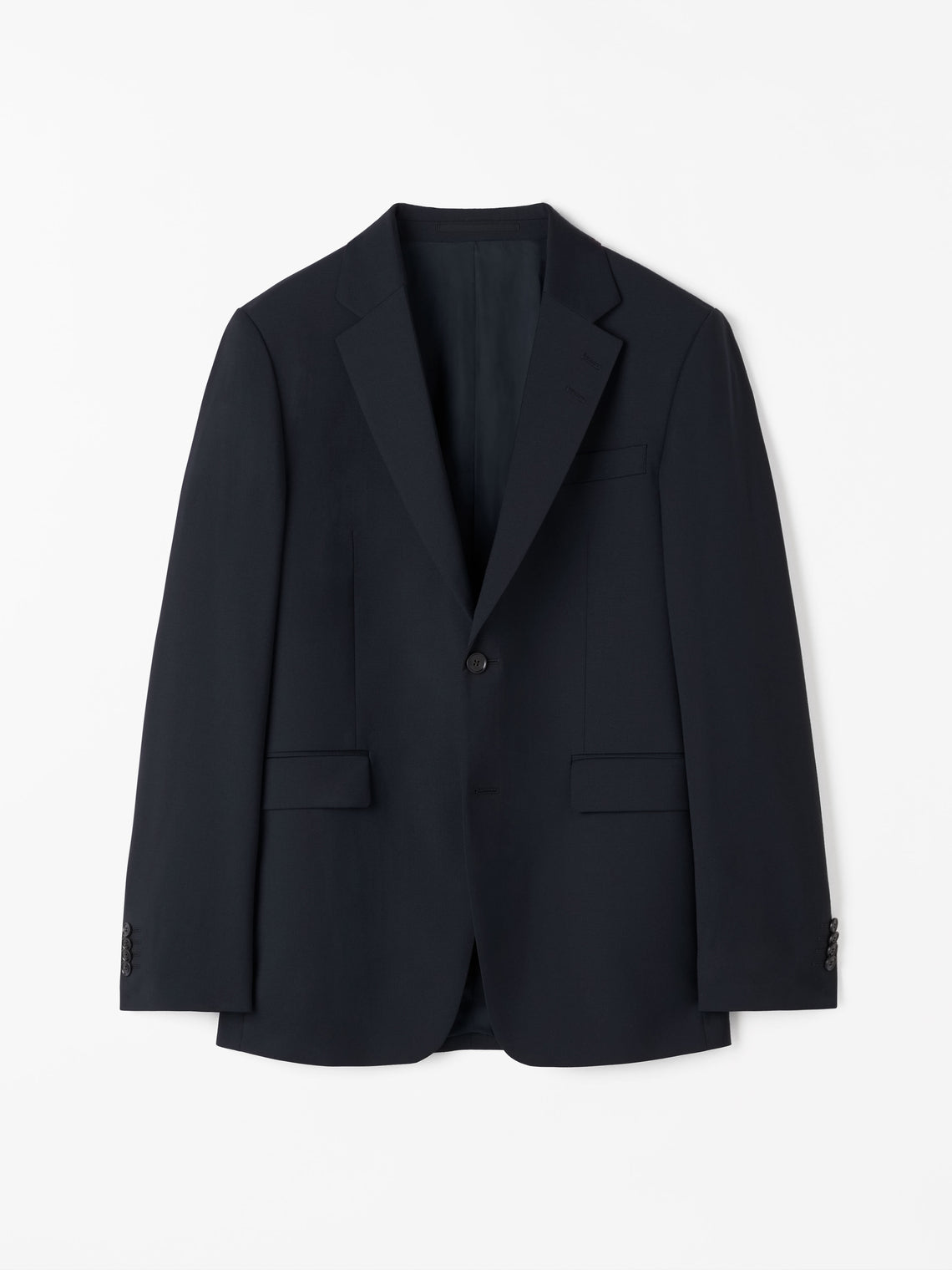 Justin Marzotto Wool Blazer Navy