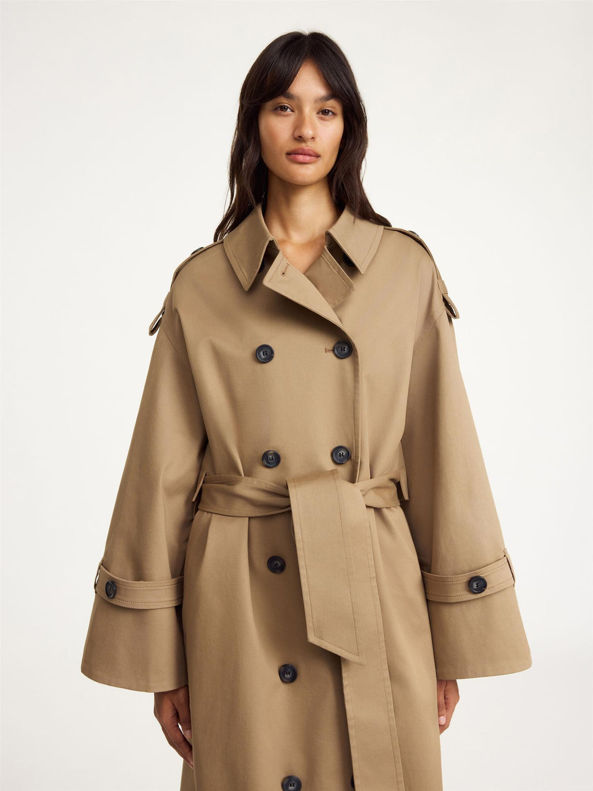 Alaya trench coat Fosil