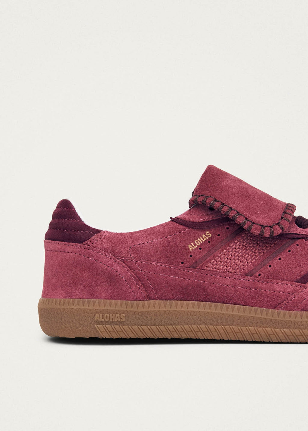 Tb.490 Club Suede Leather Sneakers Raspberry