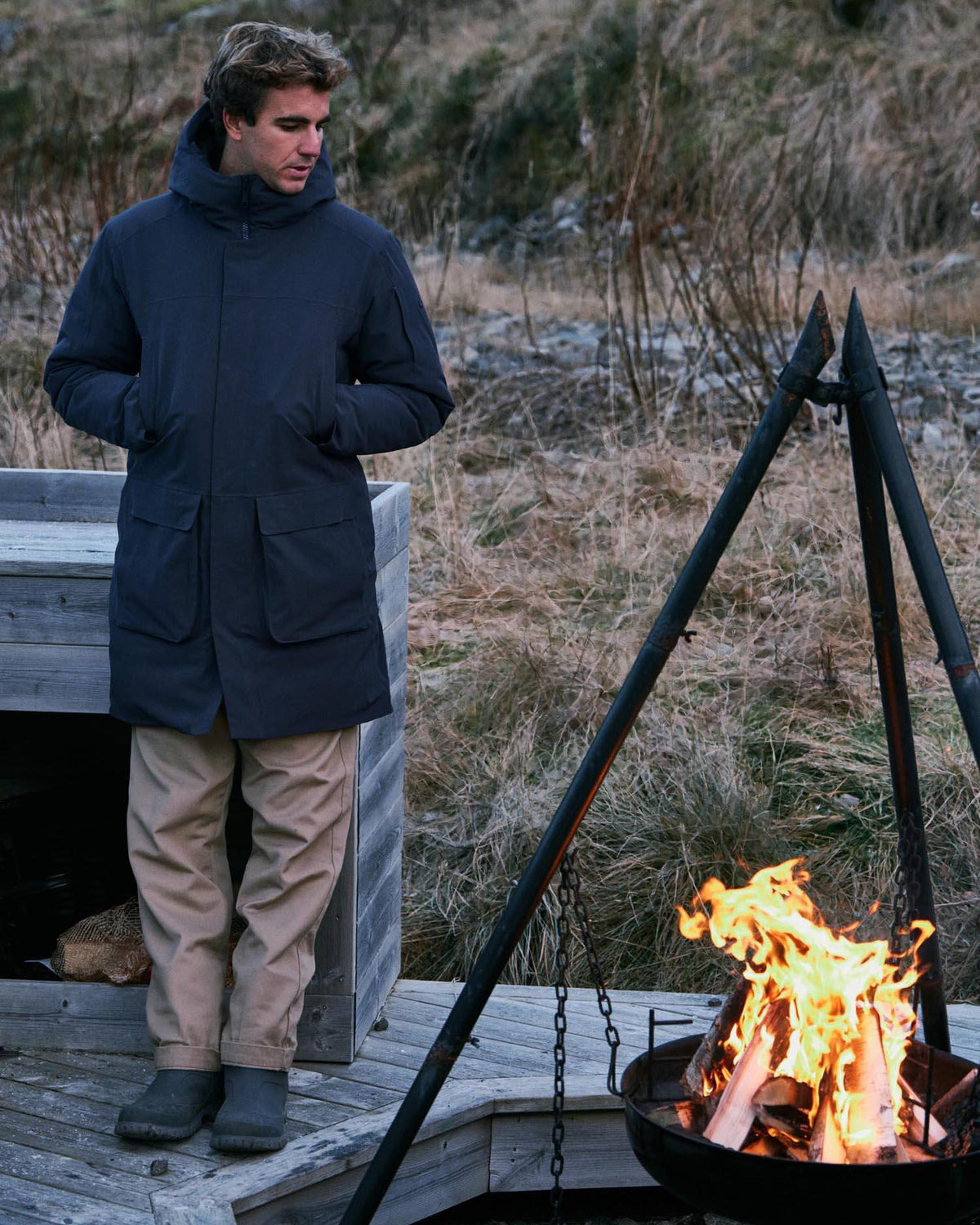 Guard II Parka Jacket Midnight Blue