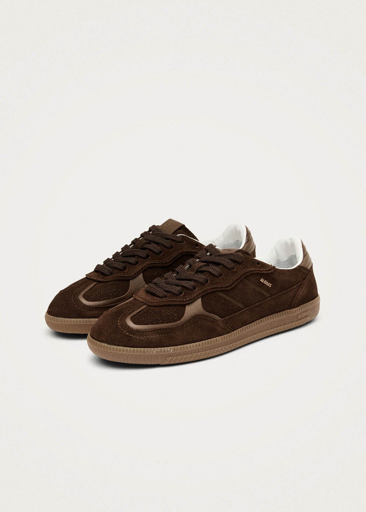 TB.490 Leather Sneakers Rife Chocolate Brown