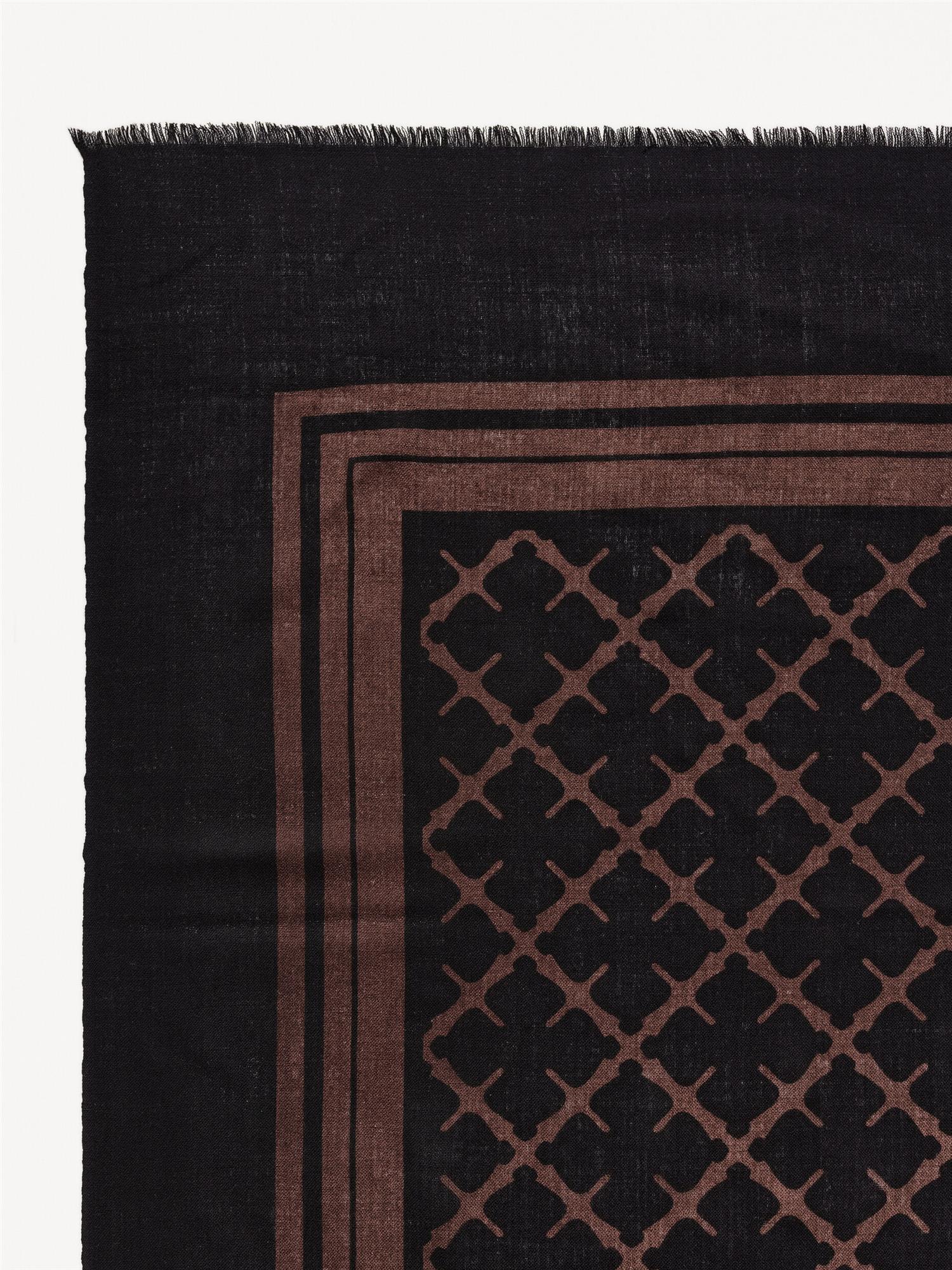CORNELIS Wool Scarf Dark Chokolate