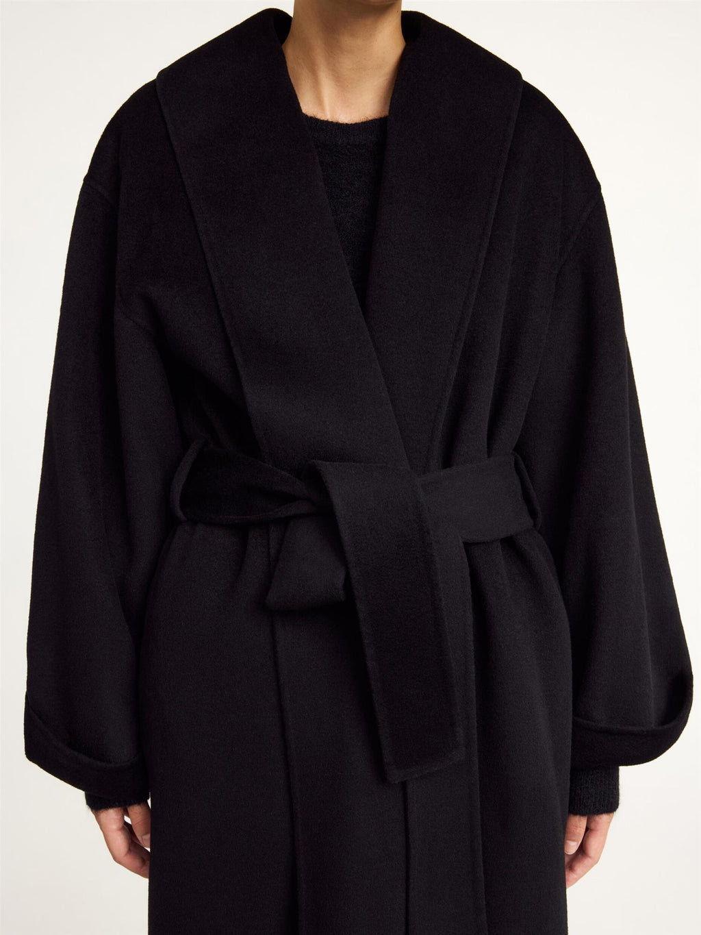 TRULLEM Wool COAT BLACK